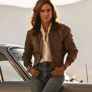 Top_Gun_Maverick_2022_Jennifer_Connelly_Brown_Jacket